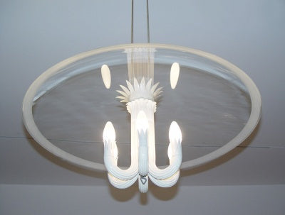 Neoklassizistische Eleganz: Monumentaler Pietro Chiesa Luster für Fontana Arte (ca. 1930)