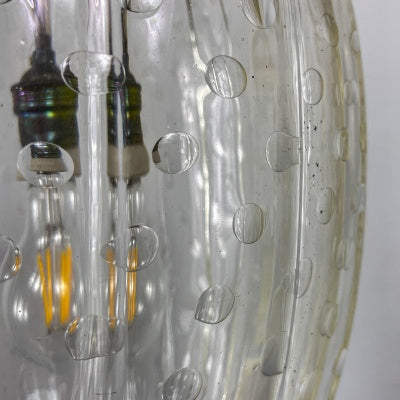 Venezianische Lichtskulptur: Barovier & Toso Pendelleuchte aus Muranoglas (ca. 1950)