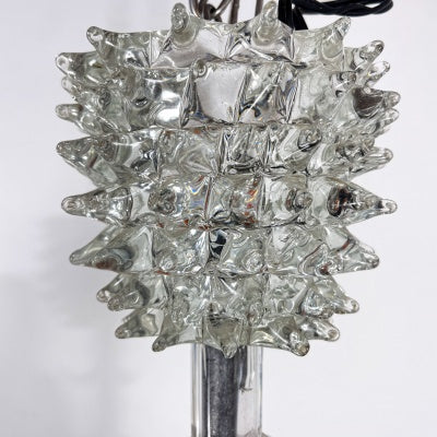 Venezianische Lichtskulptur: Barovier & Toso Pendelleuchte aus Muranoglas (ca. 1950)