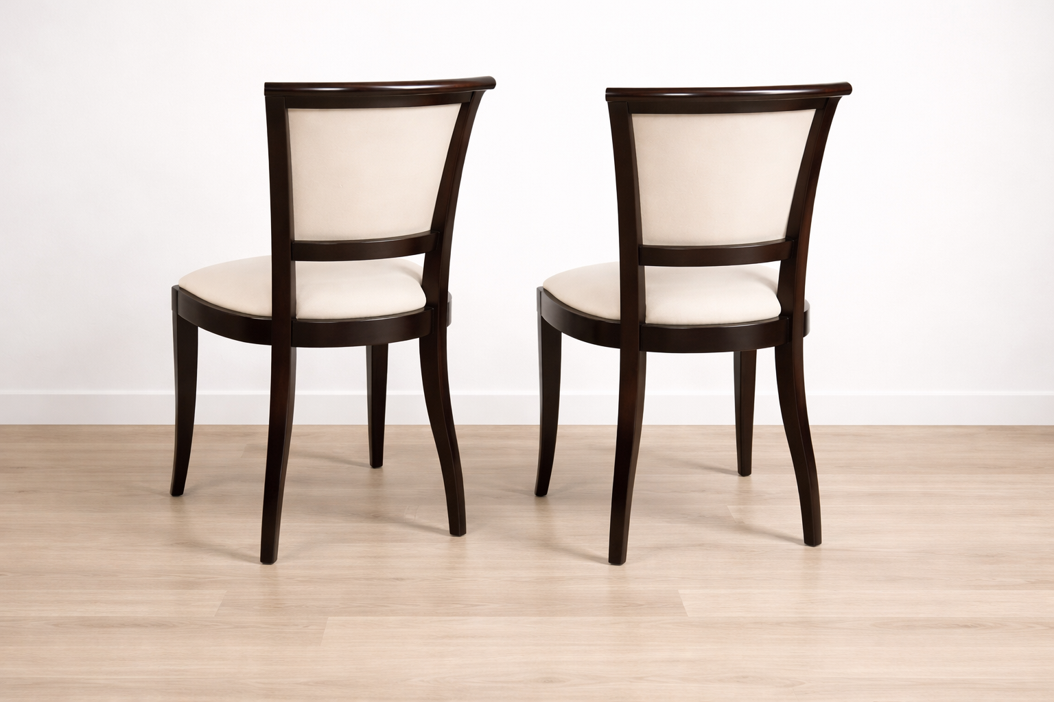 Art-Déco-Speisezimmerstühle aus Nussholz 6er-Set